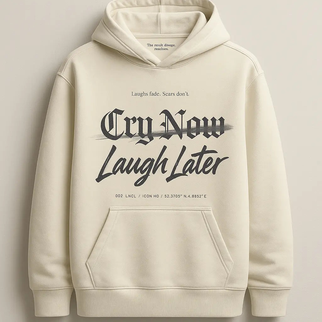 Cry now Laugh Later hoodie